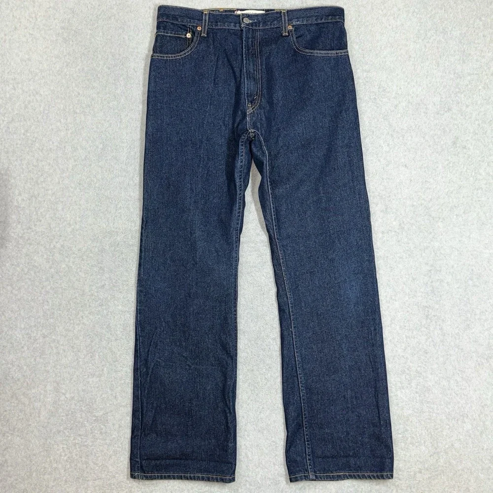 Vintage Levis 517 BOOT CUT Jeans Mens 35x32 Dark Wash Western Cowboy Tagged 38‎